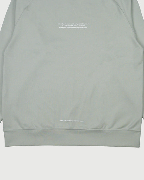 RFLG LOGO RAGLAN L/S MOCK NECK