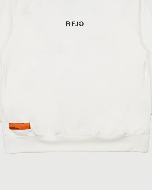 RFLG LOGO RAGLAN L/S MOCK NECK