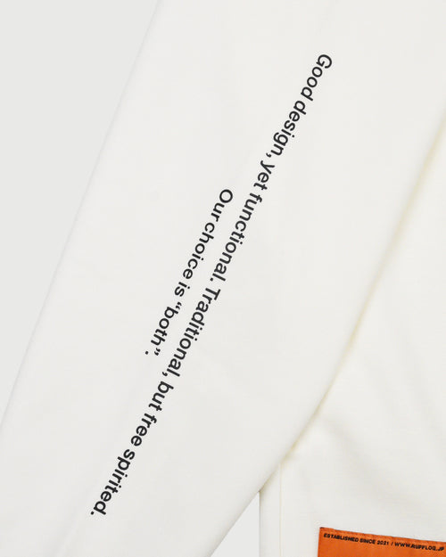 RFLG LOGO RAGLAN L/S MOCK NECK