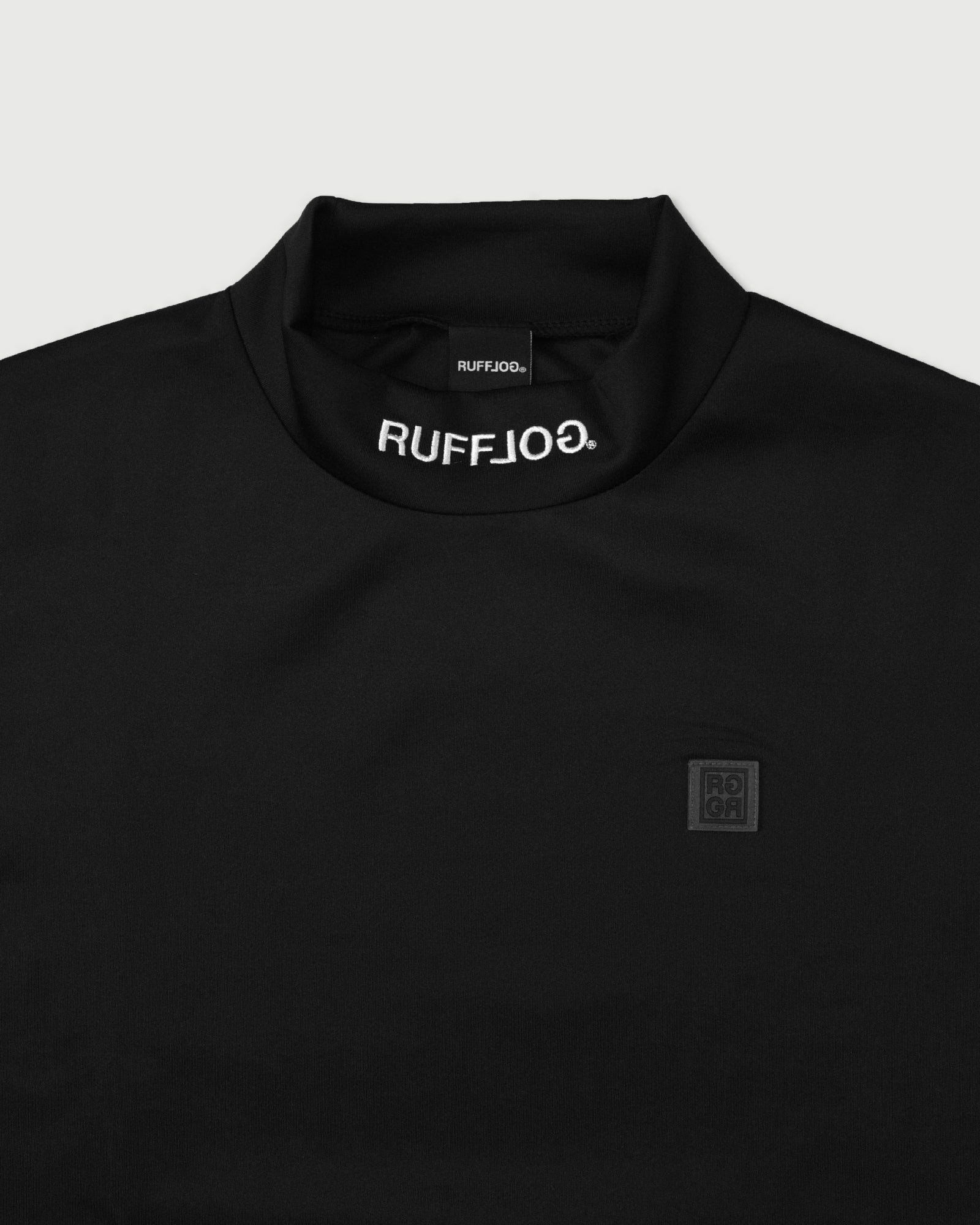 BACK FRAME LOGO L/S MOCKNECK – RUFFLOG