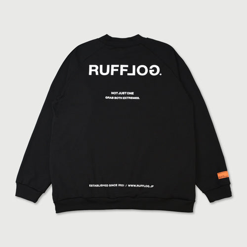 WM BACK LOGO SIDE POCKET RAGLAN L/S MOCKNECK