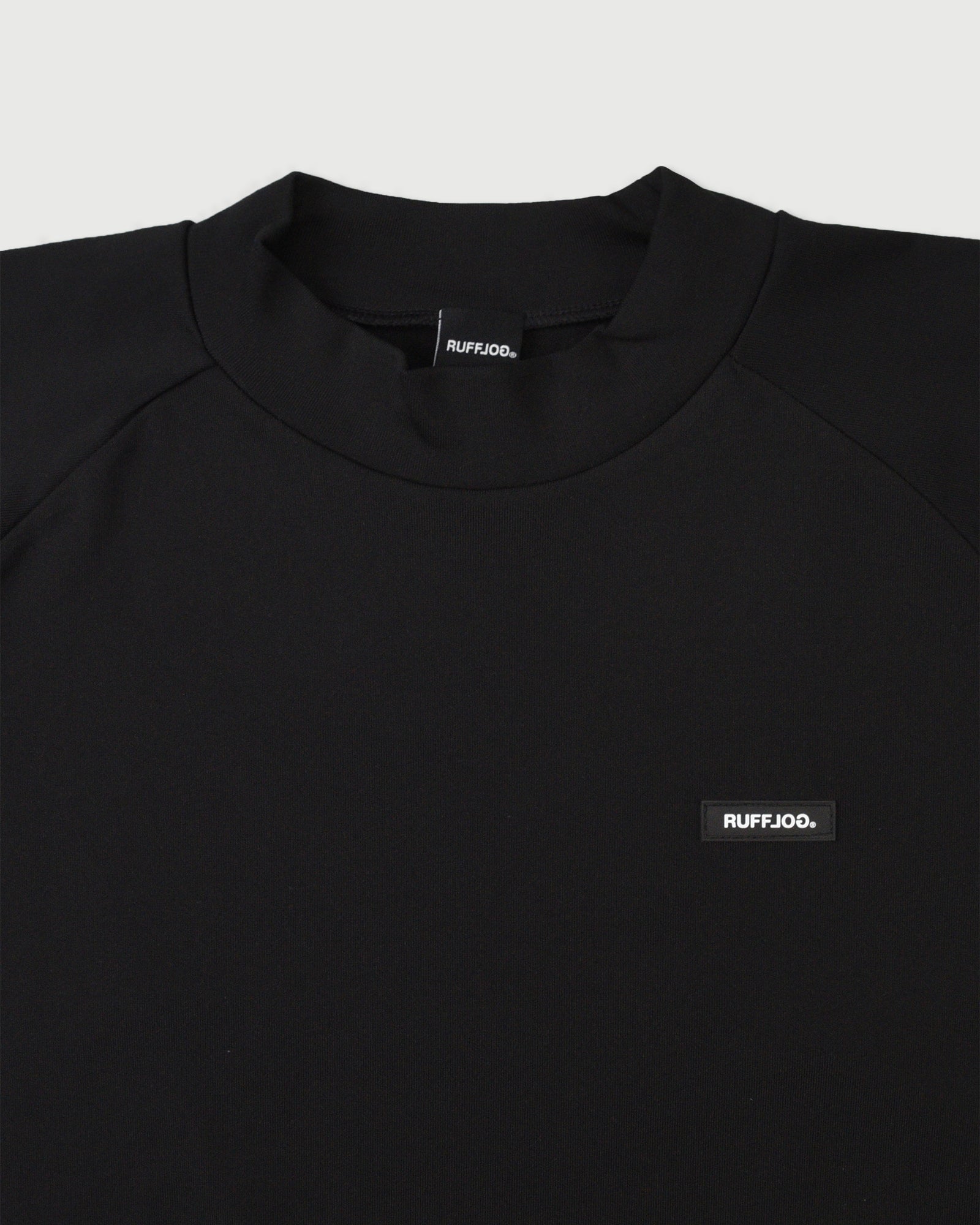 BACK LOGO SIDE POCKET RAGLAN L/S MOCKNECK – RUFFLOG