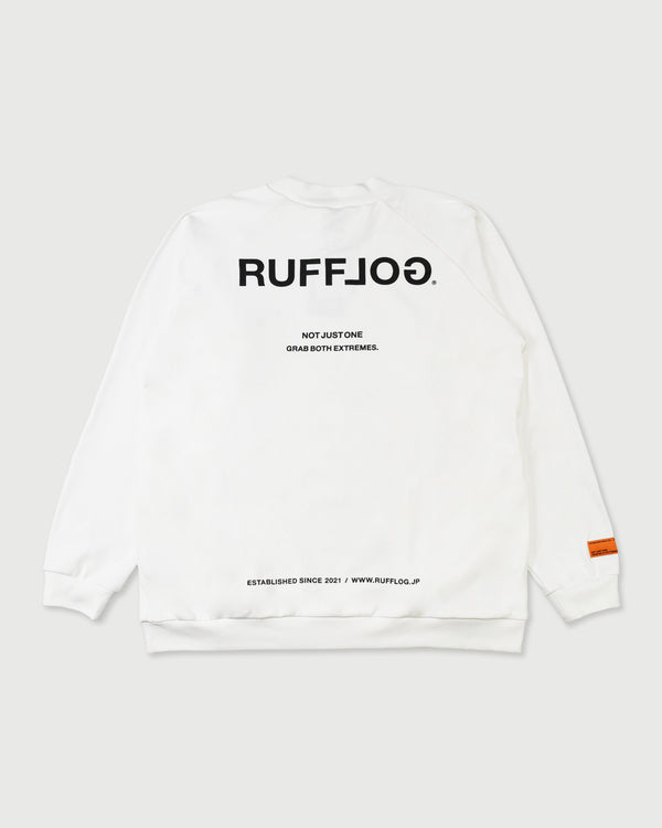 WM BACK LOGO SIDE POCKET RAGLAN L/S MOCKNECK