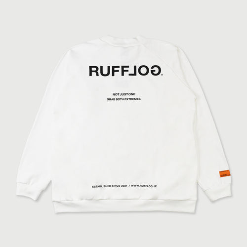 BACK LOGO SIDE POCKET RAGLAN L/S MOCKNECK