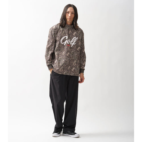 GOLF LOGO DRY MOCK NECK L/S TEE