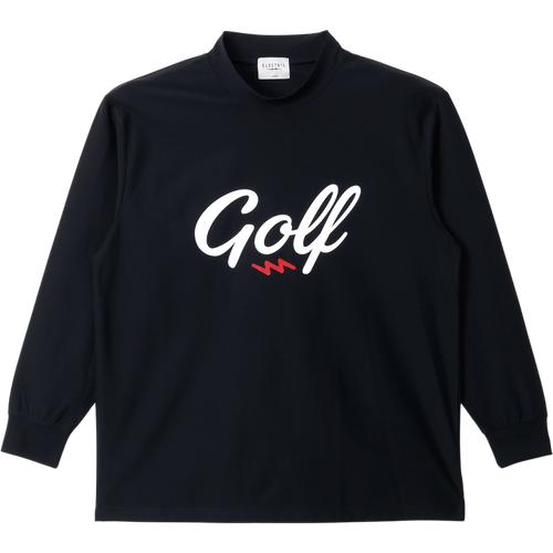 GOLF LOGO DRY MOCK NECK L/S TEE|若年層向けゴルフアパレル セレクト GOLF LOGO DRY MOCK NECK L/S TEE|若年層向けゴルフアパレル セレクト