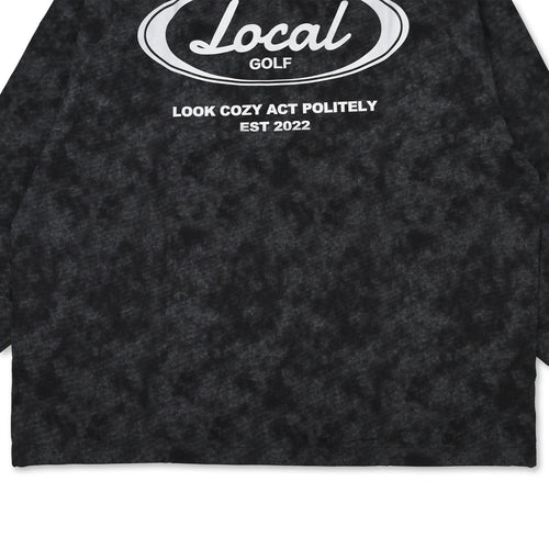 HALF ZIP TIE-DYE PULLOVER