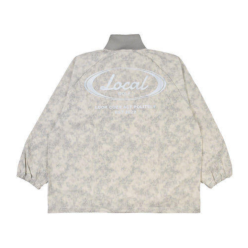 HALF ZIP TIE-DYE PULLOVER