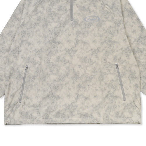 HALF ZIP TIE-DYE PULLOVER