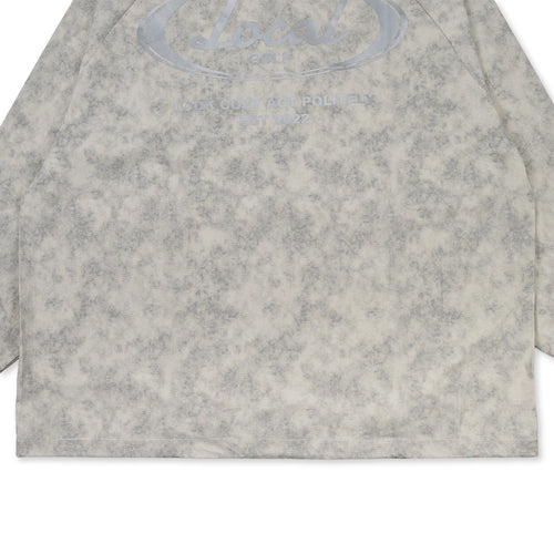 HALF ZIP TIE-DYE PULLOVER