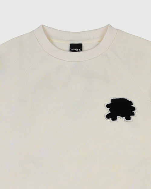 HEAVY WEIGHT FILL-IN LOGO APP,CREW NECK