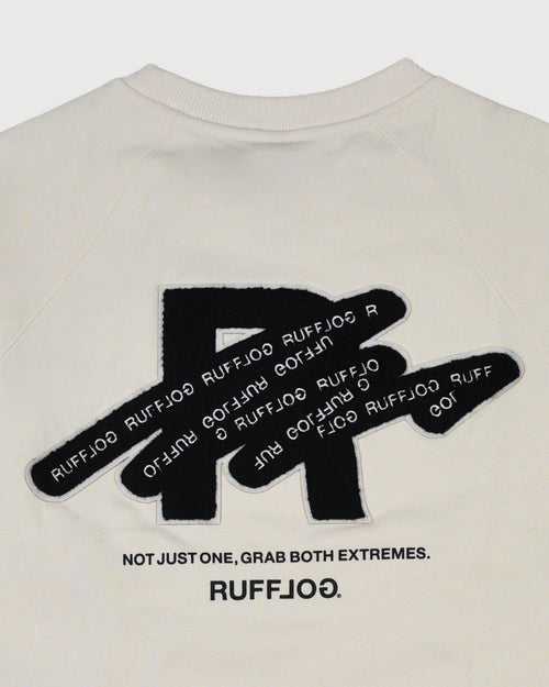 HEAVY WEIGHT FILL-IN LOGO APP,CREW NECK