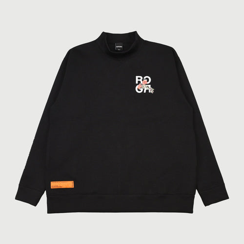 BLOOM LOGO L/S MOCK NECK