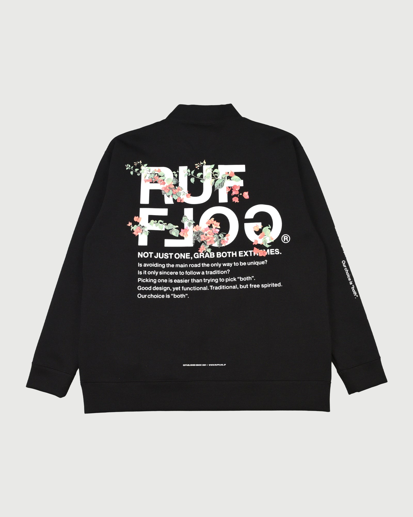 BLOOM LOGO L/S MOCK NECK｜若年層向けゴルフアパレル セレクト