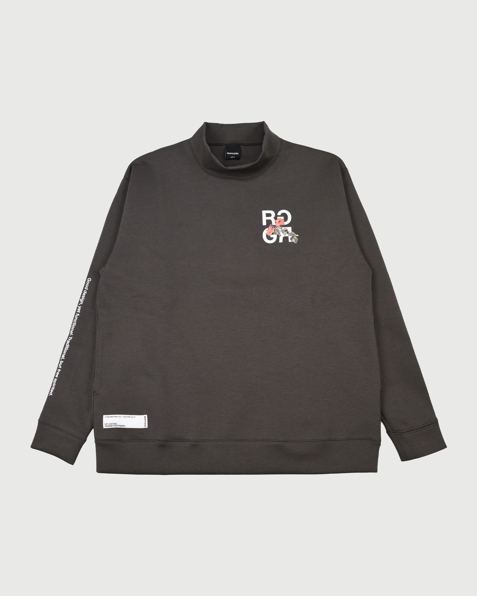 BLOOM LOGO L/S MOCK NECK｜若年層向けゴルフアパレル セレクト