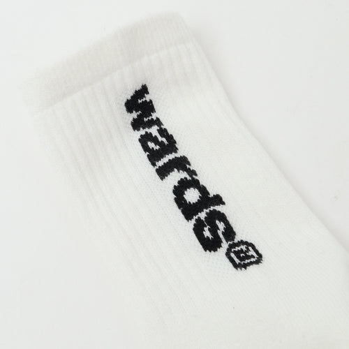 Logo JQ Coolmax Socks WHITE