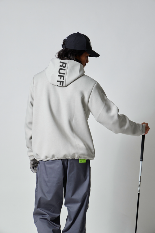 ZIP HOODIE JACKET BEIGE