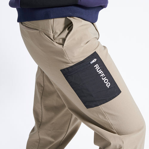 TC SIDE POCKET STRETCH SLIMSLACKS BEIGE