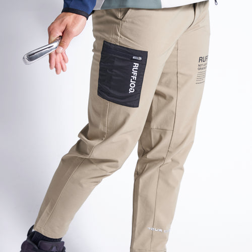 TC SIDE POCKET STRETCH SLIMSLACKS BEIGE