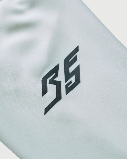 RACING LOGO L/S MOCK NECK SHIRTS WHITE