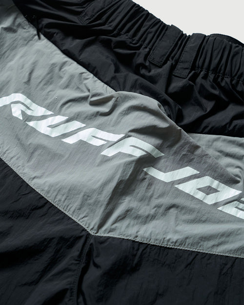RACING LOGO WIDE TRAINING PANTS BLACK