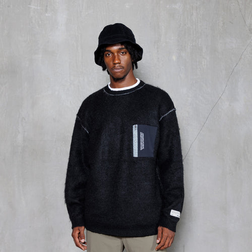 Mohair Crew Knit Pullover v2