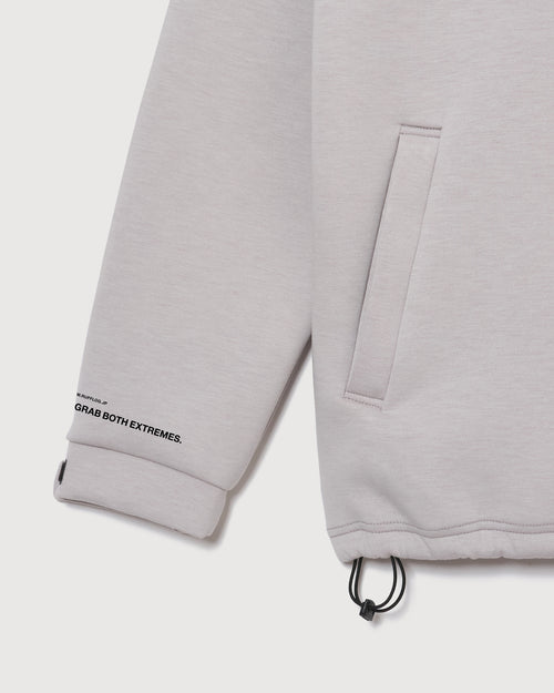 ZIP HOODIE JACKET BEIGE