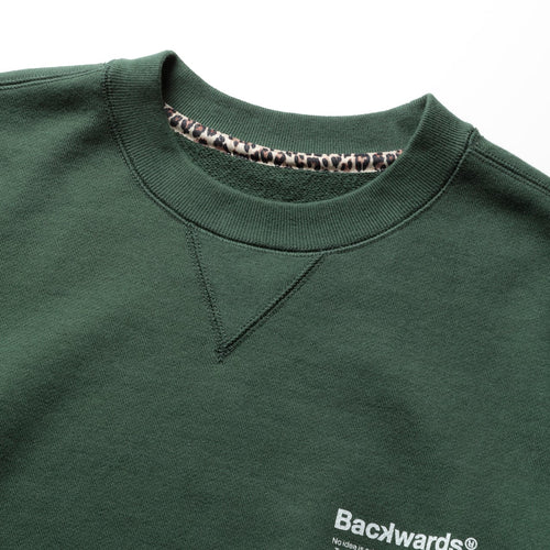 Boom Box Back Print Sweat Crew