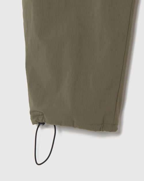 STRAIGHT QUILT PUFFER PANTS KHAKI