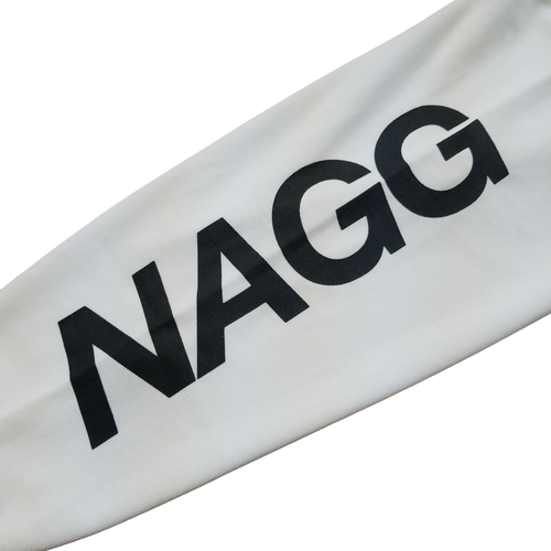 #NAGG WARM L/S MOCK NECK TEE WHITE