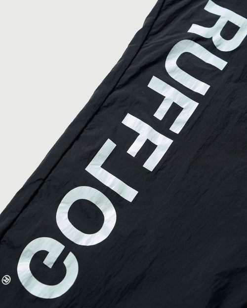 RACING LOGO WIDE TRAINING PANTS BLACK