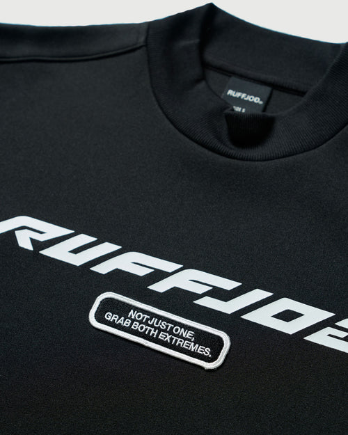 RACING LOGO L/S MOCK NECK SHIRTS BLACK