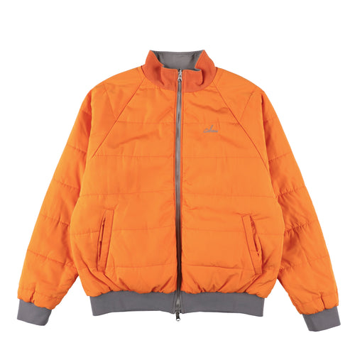 REVERSIBLE BLOUSON JACKET SILVER/ORANGE