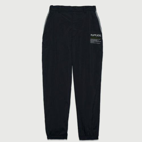 RACING LOGO WIDE TRAINING PANTS BLACK