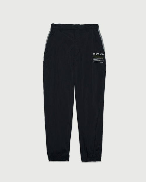 RACING LOGO WIDE TRAINING PANTS BLACK