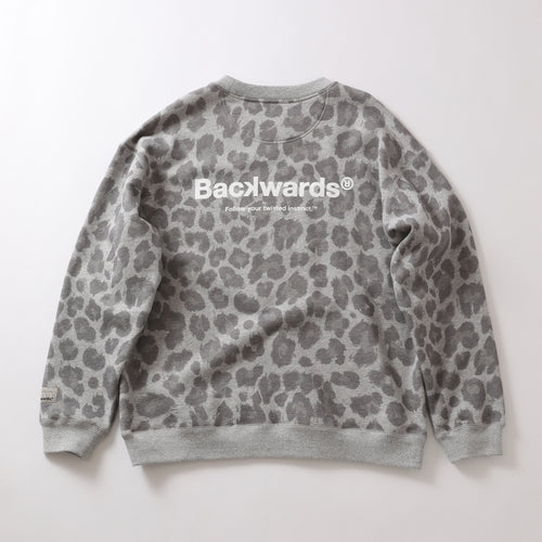 Primary Logo Leopard AOP SW Crew v3