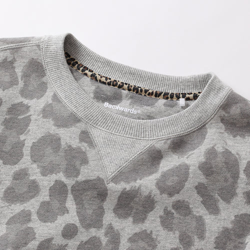Primary Logo Leopard AOP SW Crew v3