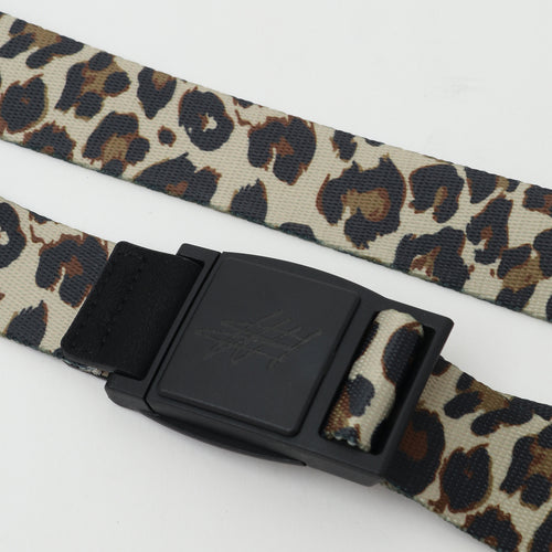 Fidlock Buckle AOP Tape Belt Beige Leopard