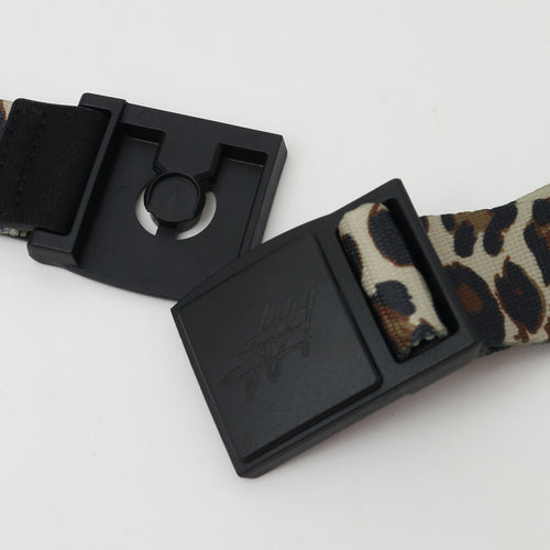 Fidlock Buckle AOP Tape Belt Beige Leopard