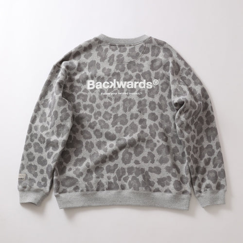 Primary Logo Leopard AOP SW Crew v3