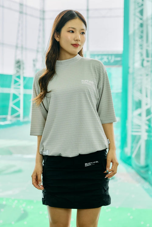 BORDER MOCK NECK  26SS-5