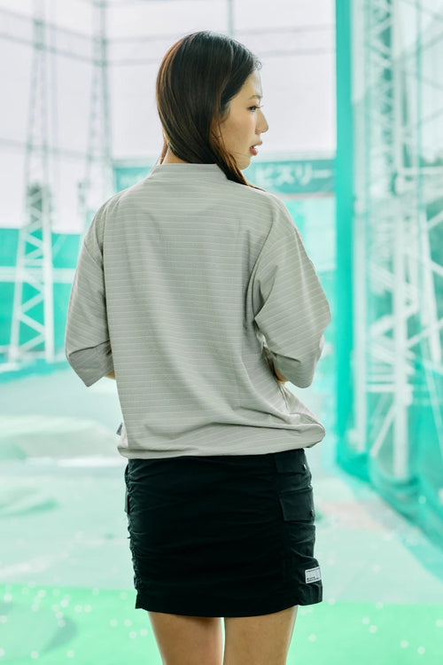 BORDER MOCK NECK  26SS-5