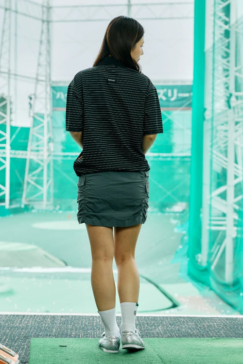 OUT POCKET SHIRRING SKIRT 26SS-4