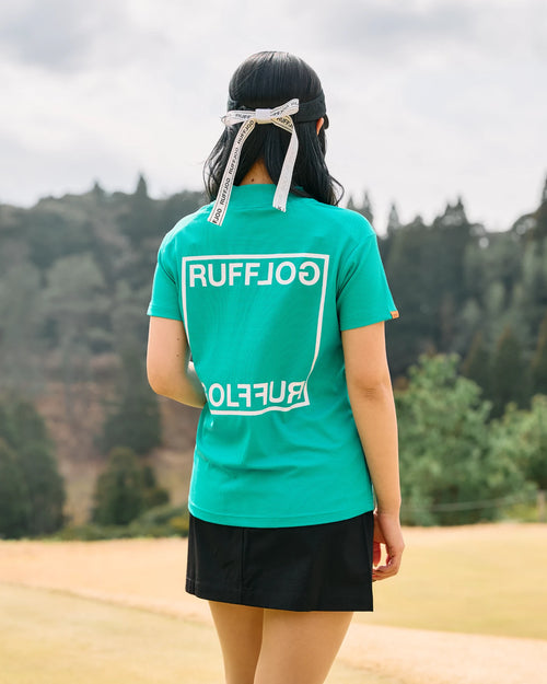 SQUARE LOGO MOCK NECK SHIRTS