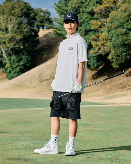 VERTICAL LOGO S/S MOCKNECK 26SS-3