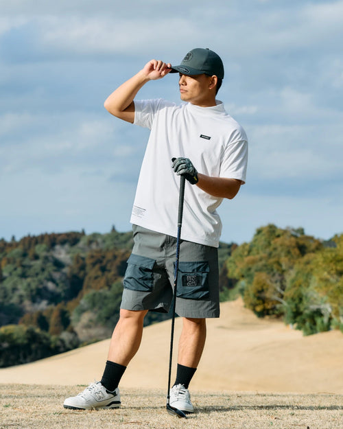 OUT POCKET STRETCH SHORTS