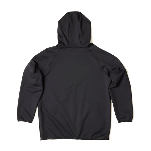 STRETCH JERSEY HOODIE Black