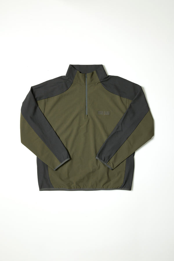 NYLON HALFZIP L/S PULLOVER Khaki