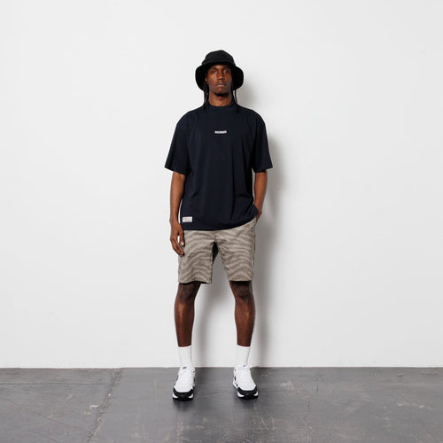 P.I.O Back Print  Mock Neck S/S_511-12008