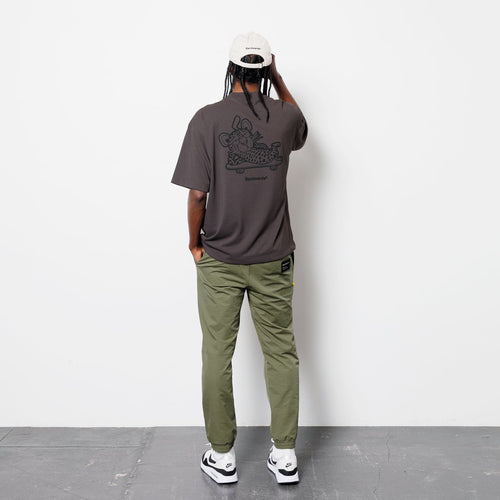 Bkws Lazy Cheeth Back Print Mock Neck S/S_511-12009